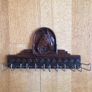 Handmade jewelry/tie rack